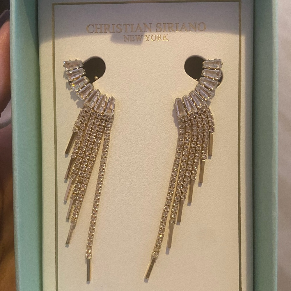Gold plated earrings
